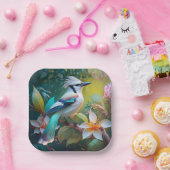 Created Aquamarin Winged Jay Pappteller (Party)