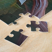 Created Aquamarin Winged Jay Puzzle (Seite)