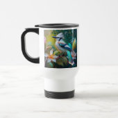 Created Aquamarin Winged Jay Reisebecher (Links)