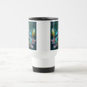 Created Aquamarin Winged Jay Reisebecher (Mittel)