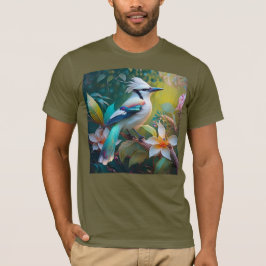 Created Aquamarin Winged Jay T-Shirt