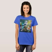 Created Aquamarin Winged Jay T-Shirt (Vorne ganz)