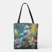 Created Aquamarin Winged Jay Tasche (Rückseite)