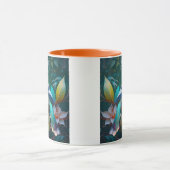 Created Aquamarin Winged Jay Tasse (Zentrum)