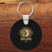 Created Bulldog Schlüsselanhänger (Vorderseite)