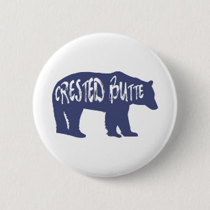 Created Butte Colorado Bear Button