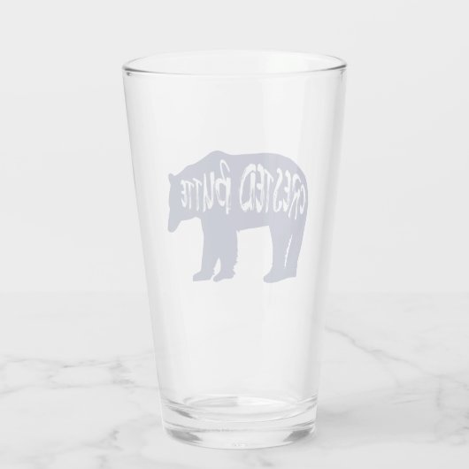 Created Butte Colorado Bear Glas (Rückseite)