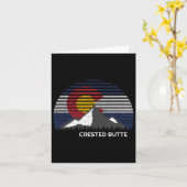 Created Butte Colorado Flag Karte (Gelbe Blume)