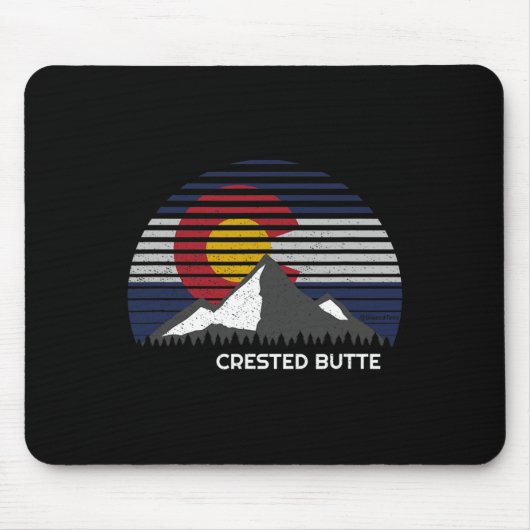 Created Butte Colorado Flag Mousepad (Vorne)
