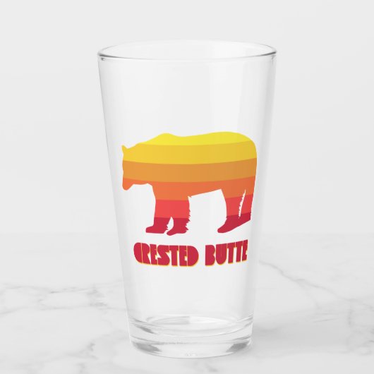 Created Butte Colorado Rainbow Bear Glas (Vorderseite)