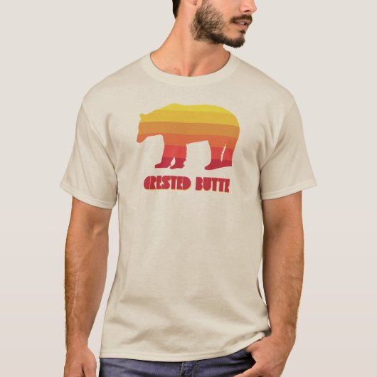 Created Butte Colorado Rainbow Bear T-Shirt (Vorderseite)