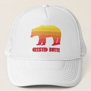 Created Butte Colorado Rainbow Bear Truckerkappe