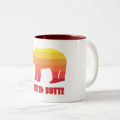 Created Butte Colorado Rainbow Bear Zweifarbige Tasse (VorderseiteRechts)
