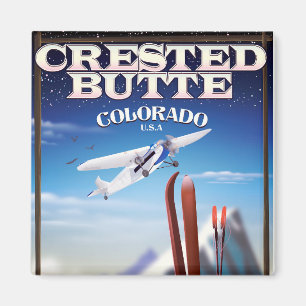 Created Butte Colorado Reiseplakat Magnet