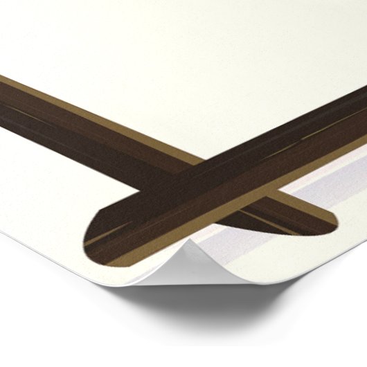 Created Butte Colorado Reiseplakat Poster (Ecke)