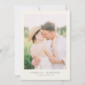 Created Butte Colorado Skyline Save the Date Einladung (Rückseite)