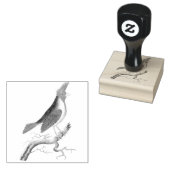 Created Dominican Kardinal Bird Vintag Gummistempel (Stempel)
