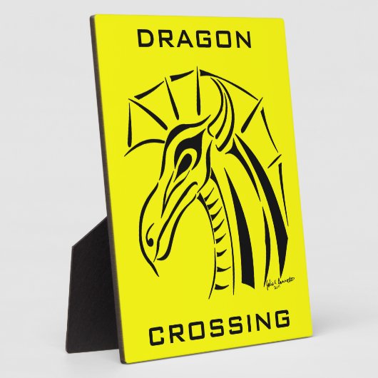 Created Dragon Plaque Fotoplatte (Seite)