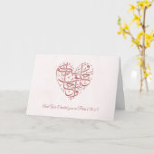 Created in Pairs Script Muslim Wedding Greeting Karte (Gelbe Blume)