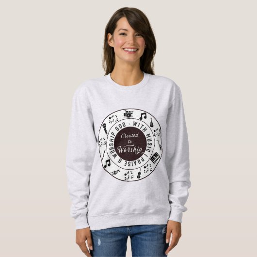 Created to Worship  Sweatshirt (Vorne ganz)