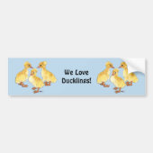 Created White Ducklings Autoaufkleber (Vorne)