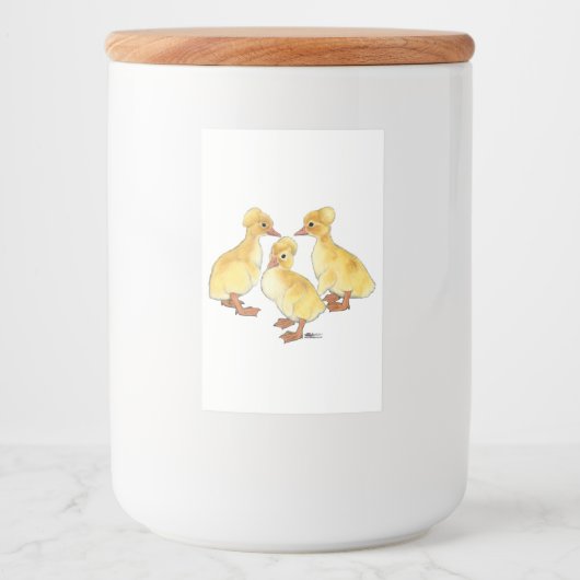 Created White Ducklings Lebensmitteletikett (Vorderseite)