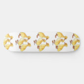 Created White Ducklings Skateboard (Horizontal)