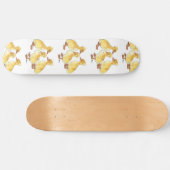 Created White Ducklings Skateboard (Horizontal)