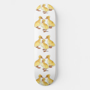 Created White Ducklings Skateboard