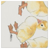 Created White Ducklings Stoff (Nahaufnahme)