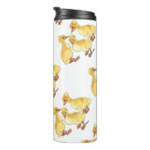 Created White Ducklings Thermosbecher (Nach rechts gedreht)