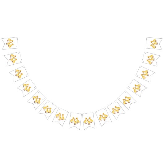 Created White Ducklings Wimpelkette (Alle)