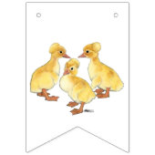 Created White Ducklings Wimpelkette (Dritte Fahne)