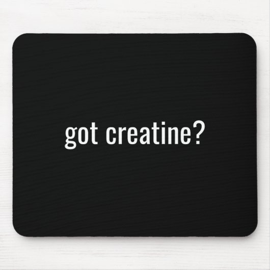 Creatine bekommen Lustiges Creatine Bodybuilding  Mousepad (Vorne)