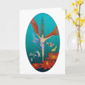 Creation Deva Karte (Gelbe Blume)