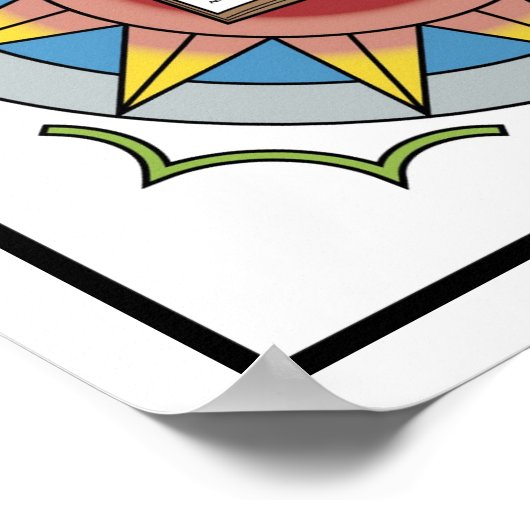 Creation-Energy Teaching Symbol Poster (Ecke)