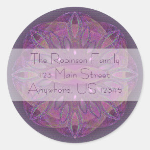 Creation Mandala Runder Aufkleber
