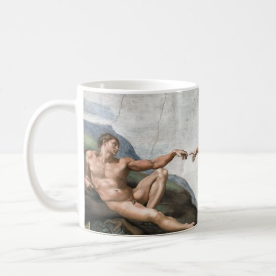 Creation of man kaffeetasse