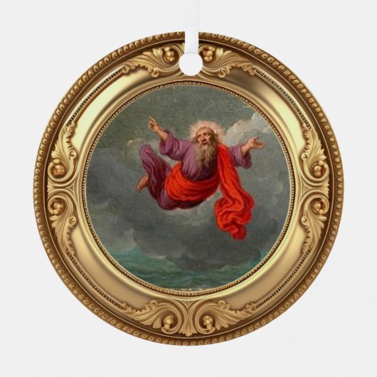 Creation of the World Jesse Tree Ornament Aus Metall (Vorderseite)