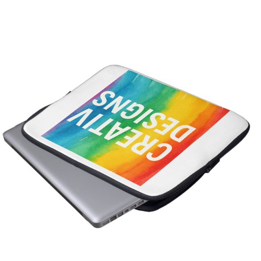 Creativ Design - Laptop Laptopschutzhülle (Vorne Knopf)