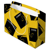 Creative Abschluss 2025 Große Geschenktasche Geschenktüte (Rückseite Schrägansicht)