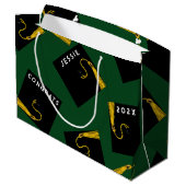 Creative Abschluss 2025 Große Geschenktasche Geschenktüte (Rückseite Schrägansicht)