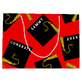 Creative Abschluss 2025 Große Geschenktasche Große Geschenktüte (Rückseite)