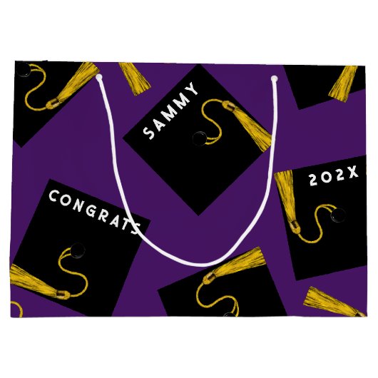 Creative Abschluss 2025 Große Geschenktasche Große Geschenktüte (Rückseite)