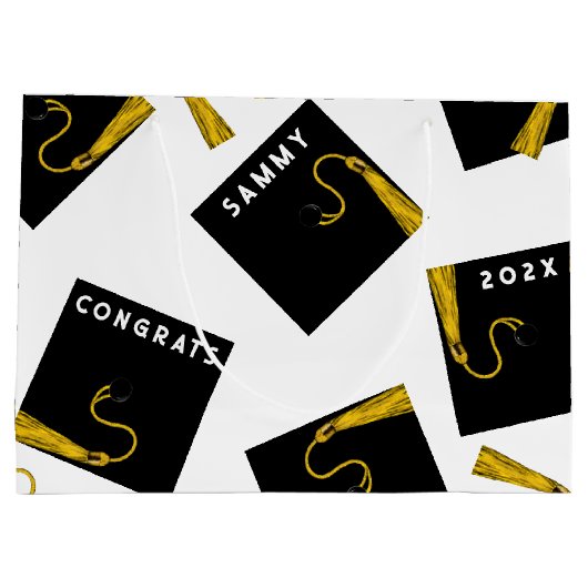 Creative Abschluss 2025 Große Geschenktasche Große Geschenktüte (Rückseite)