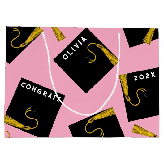 Creative Abschluss 2025 Große Geschenktasche Große Geschenktüte (Rückseite)