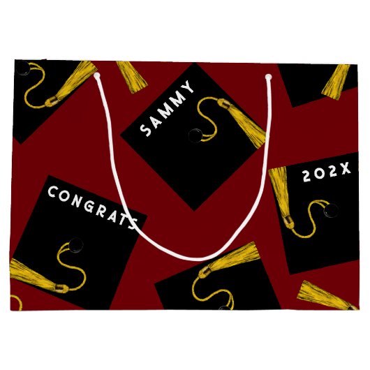 Creative Abschluss 2025 Große Geschenktasche Große Geschenktüte (Rückseite)