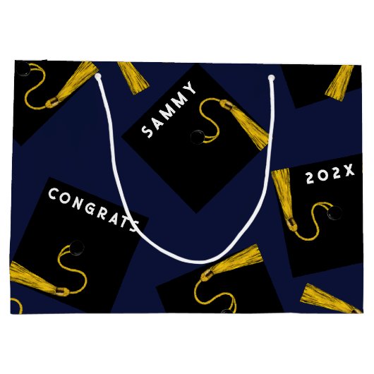 Creative Abschluss 2025 Große Geschenktasche Große Geschenktüte (Rückseite)