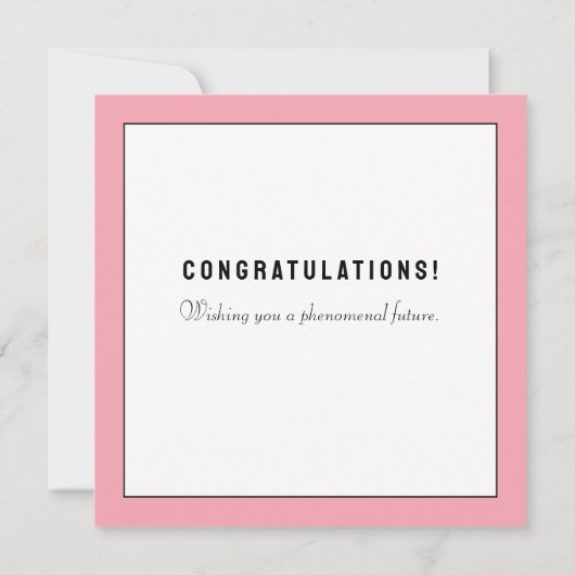 Creative Abschluss Class of 2025 Karte (Rückseite)