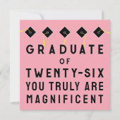 Creative Abschluss Class of 2025 Karte (Vorderseite)
